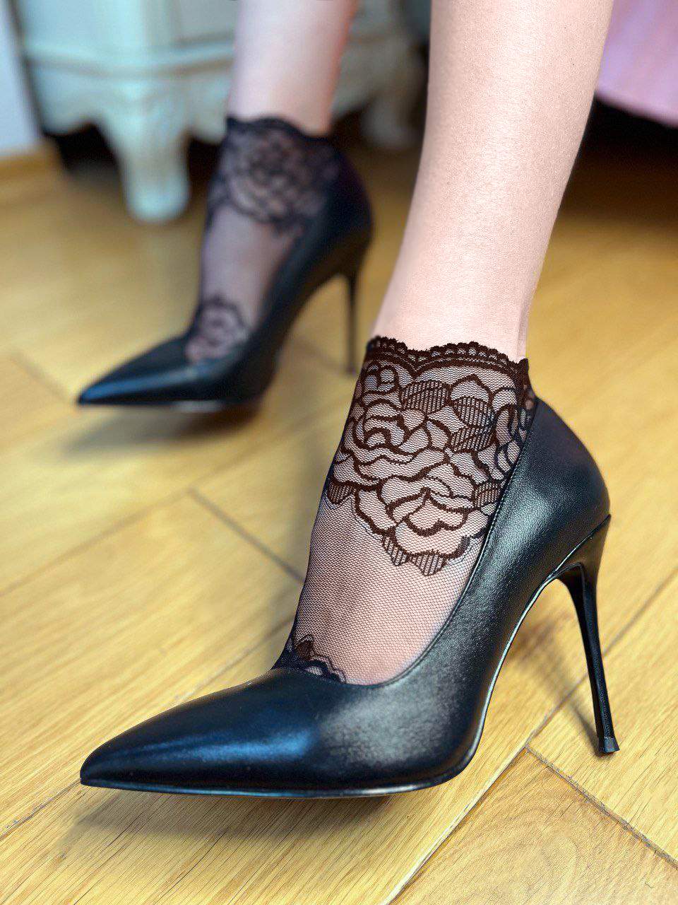Подарочный набор носков женских Марья Моревна ММН-1 черных 36-40, 2 пары