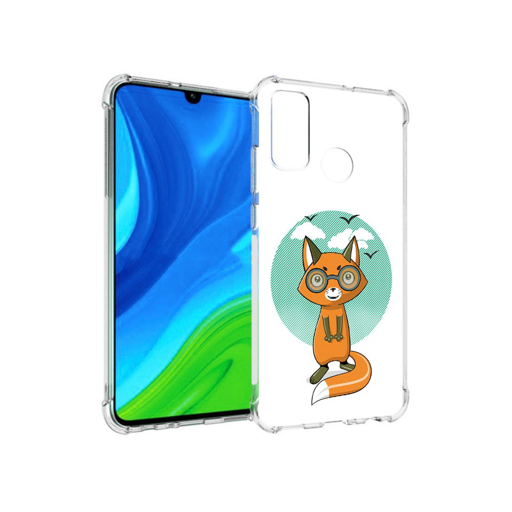

Чехол MyPads Tocco для Huawei P Smart (2020) задумчивая лиса, Прозрачный, Tocco