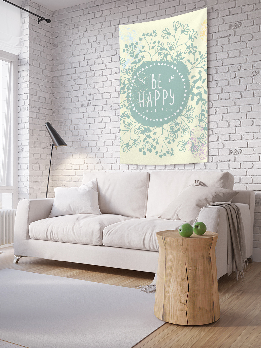 

Вертикальное фотопанно на стену JoyArty Будь счастлив 150x200 см, Будь счастлив