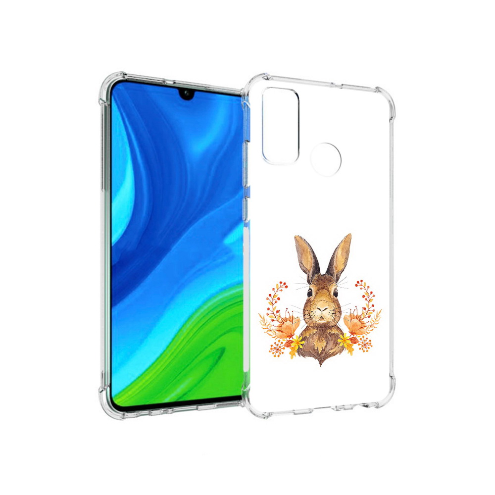 

Чехол MyPads Tocco для Huawei P Smart (2020) зайка в цветах, Прозрачный, Tocco