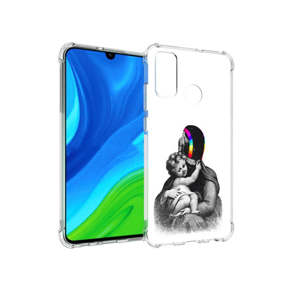 

Чехол MyPads Tocco для Huawei P Smart (2020) защитник в шлеме, Прозрачный, Tocco