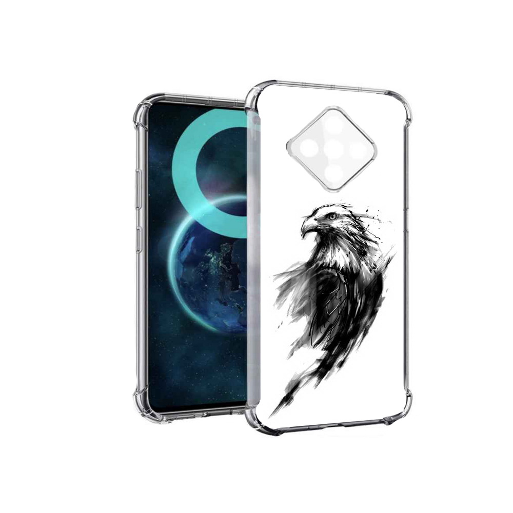 

Чехол MyPads чб птица для Infinix Zero 8, Прозрачный, Tocco