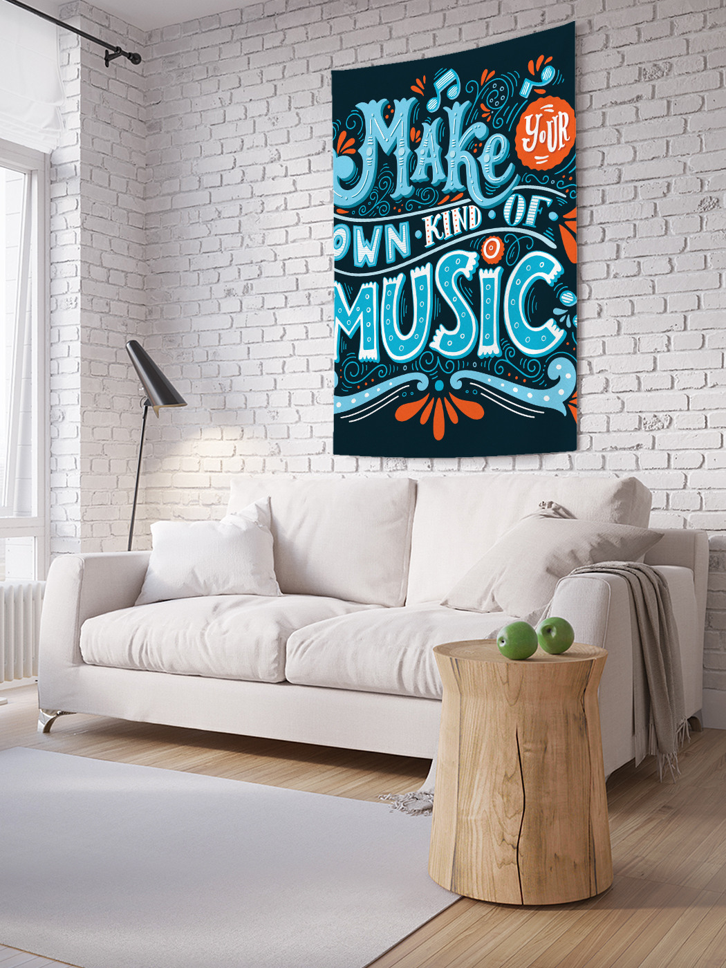 

Вертикальное фотопанно на стену JoyArty Создай свою музыку 150x200 см, Создай свою музыку