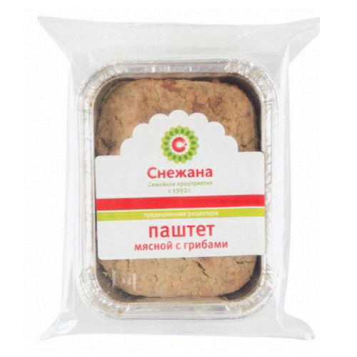 

Паштет мясной Снежана с грибами 200 г