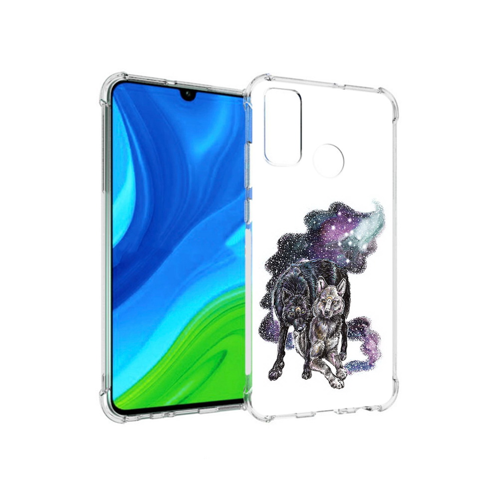 

Чехол MyPads Tocco для Huawei P Smart (2020) звездные волки, Прозрачный, Tocco