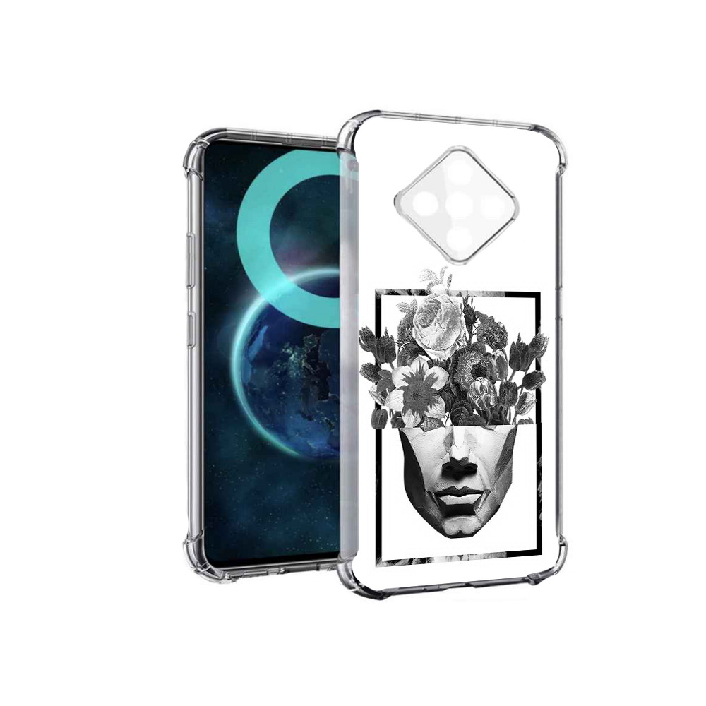 

Чехол MyPads черно белая ваза в абстракции для Infinix Zero 8, Прозрачный, Tocco