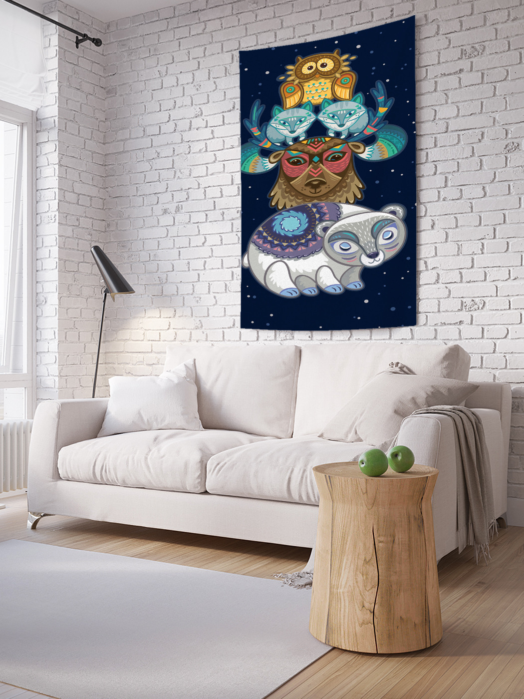 

Вертикальное фотопанно на стену JoyArty Северные друзья 150x200 см, Северные друзья