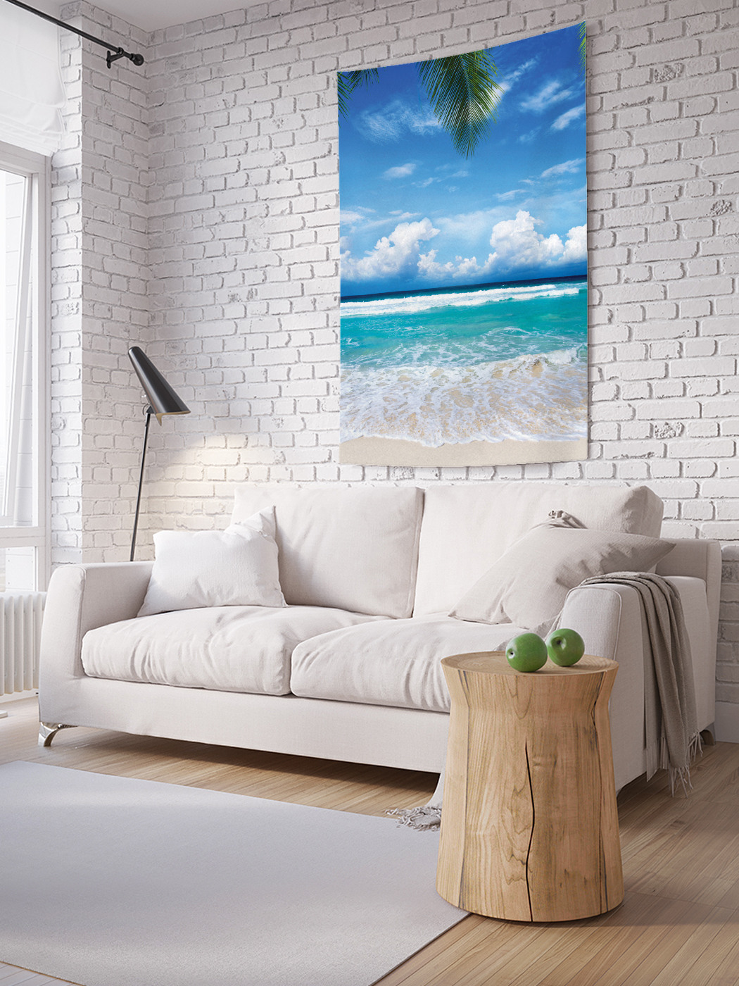 

Вертикальное фотопанно на стену JoyArty Райский пляж 150x200 см, Райский пляж