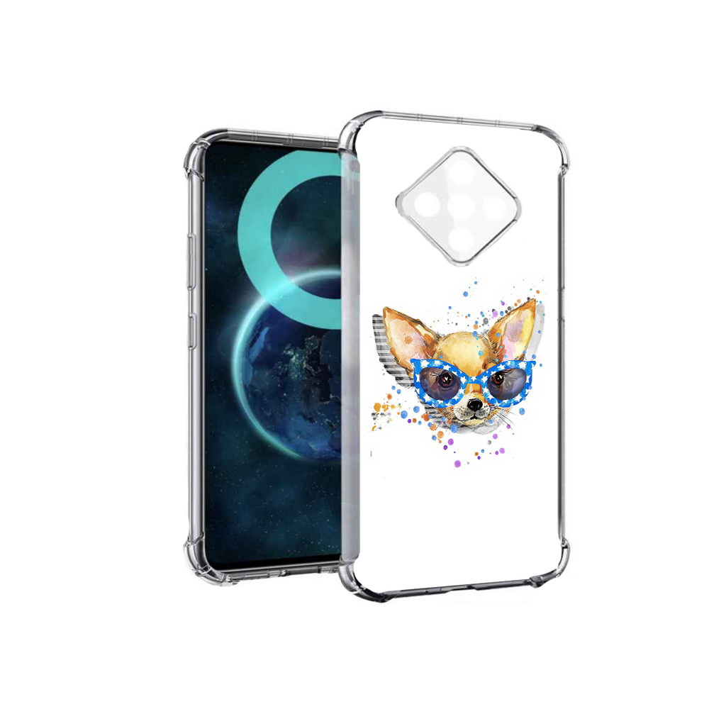 

Чехол MyPads чихуа-хуа в очках для Infinix Zero 8, Прозрачный, Tocco