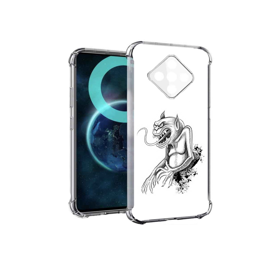 

Чехол MyPads чорт для Infinix Zero 8, Прозрачный, Tocco
