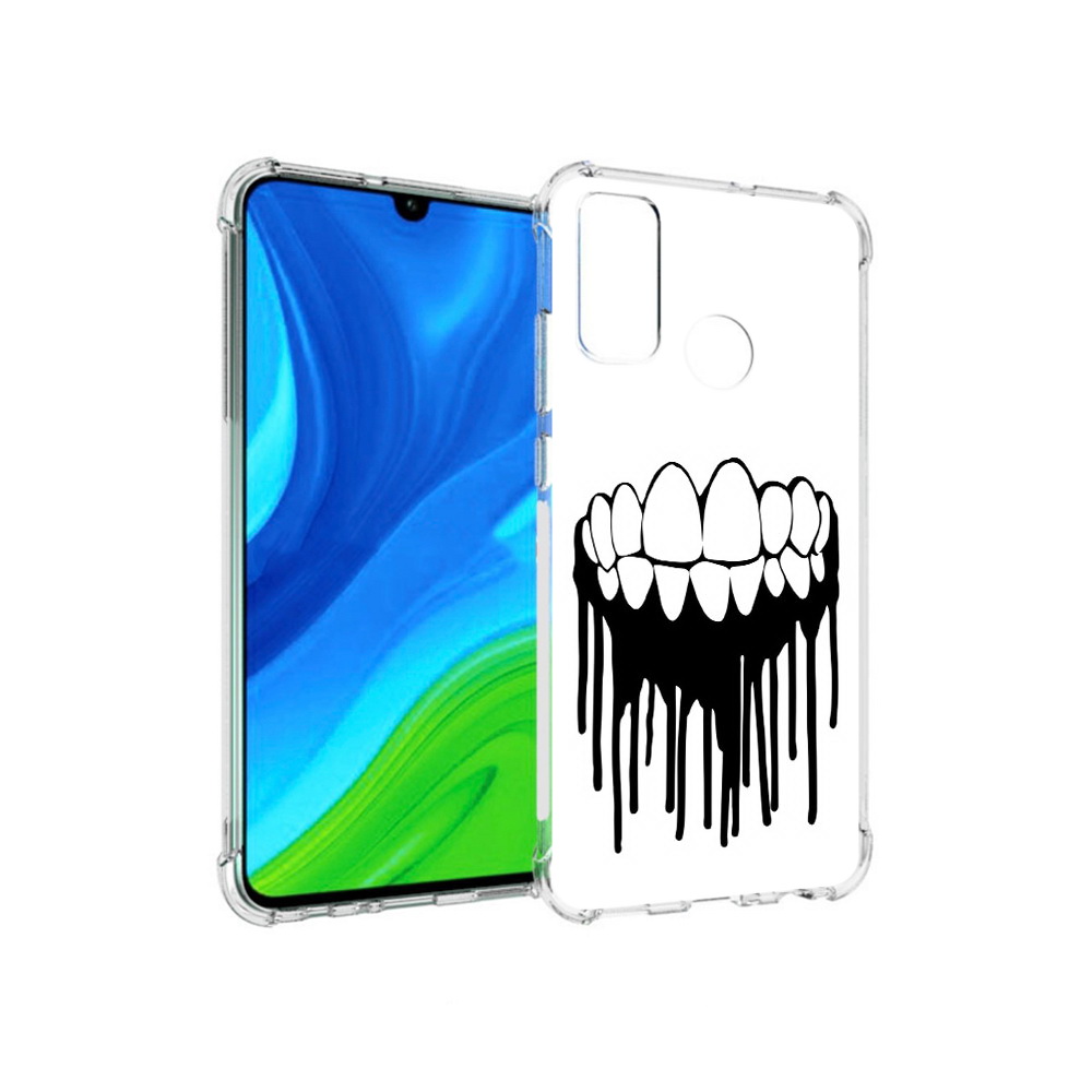 

Чехол MyPads Tocco для Huawei P Smart (2020) зубы, Прозрачный, Tocco