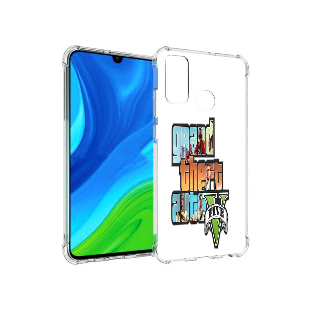 

Чехол MyPads Tocco для Huawei P Smart (2020) игра гта, Прозрачный, Tocco