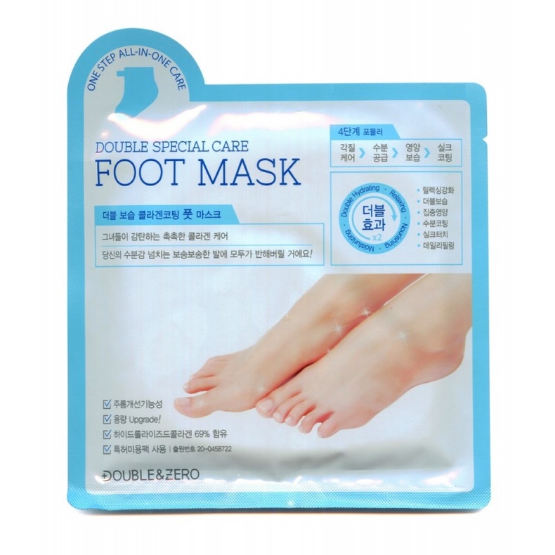 Маска для ног Double&Zero Комплексный уход 2 шт keune маска уход за локонами mask care curl control 200 0