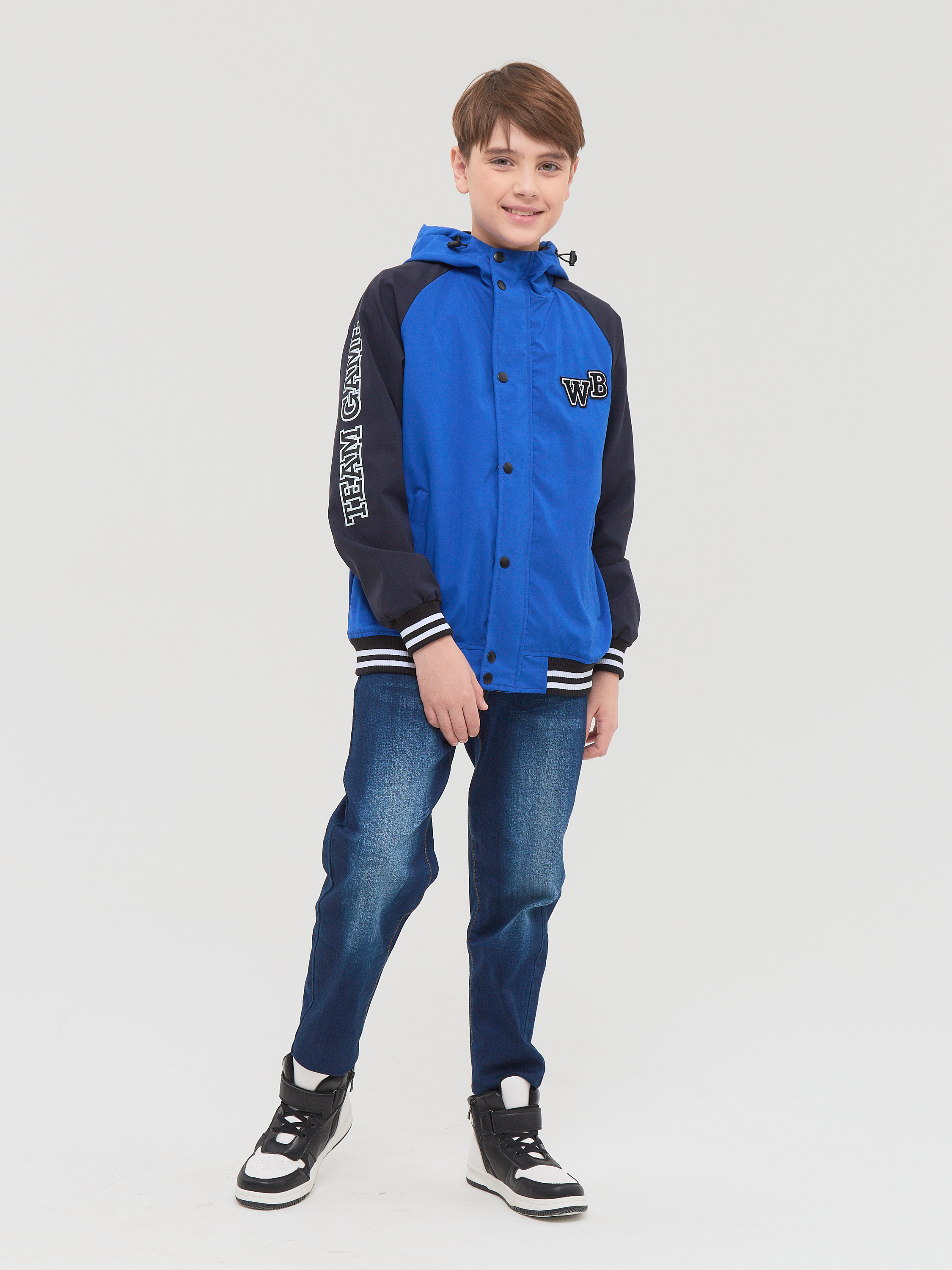 

Ветровка детская WBR 67-017, синий, 164, 67-017