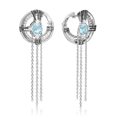 

Серьги из серебра с топазом PLATINA jewelry 02-4745-00-201-0200-68, 02-4745-00-201-0200-68