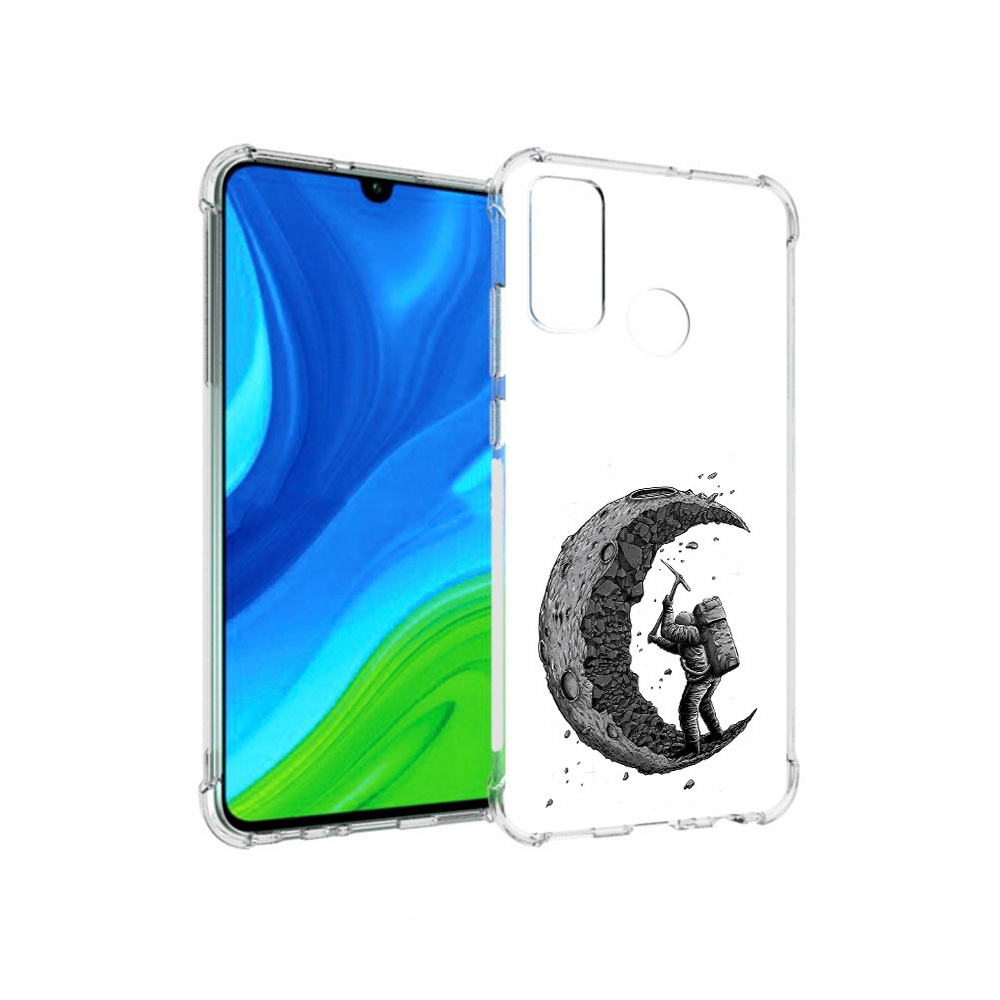

Чехол MyPads Tocco для Huawei P Smart (2020) камненная луна, Прозрачный, Tocco