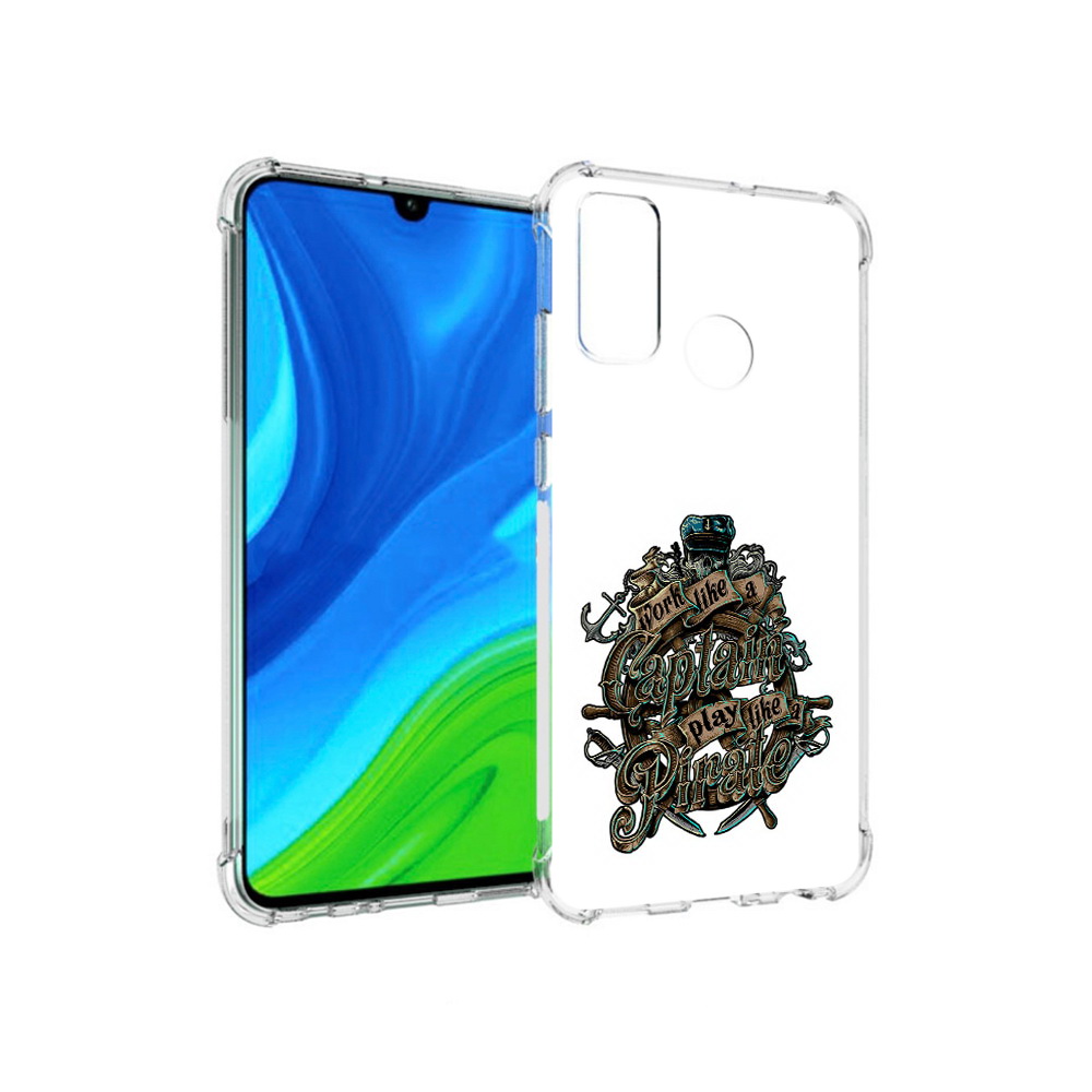 

Чехол MyPads Tocco для Huawei P Smart (2020) капитан пиратов, Прозрачный, Tocco