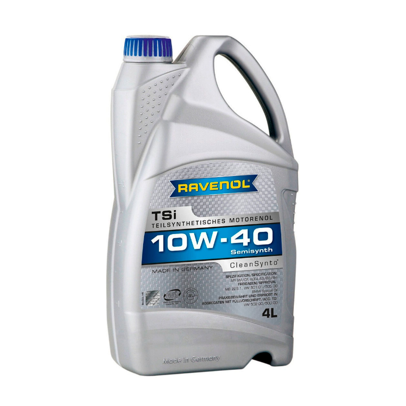 фото Масло моторное ravenol tsi 10w-40 полусинтетическое 4 л 4014835724198