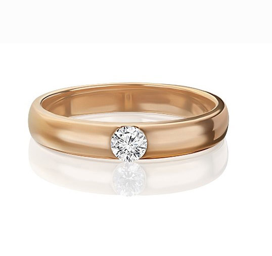 

Кольцо из золота р. 18,5 PLATINA jewelry 01-1255-00-101-1110-30, бриллиант, 01-1255-00-101-1110-30