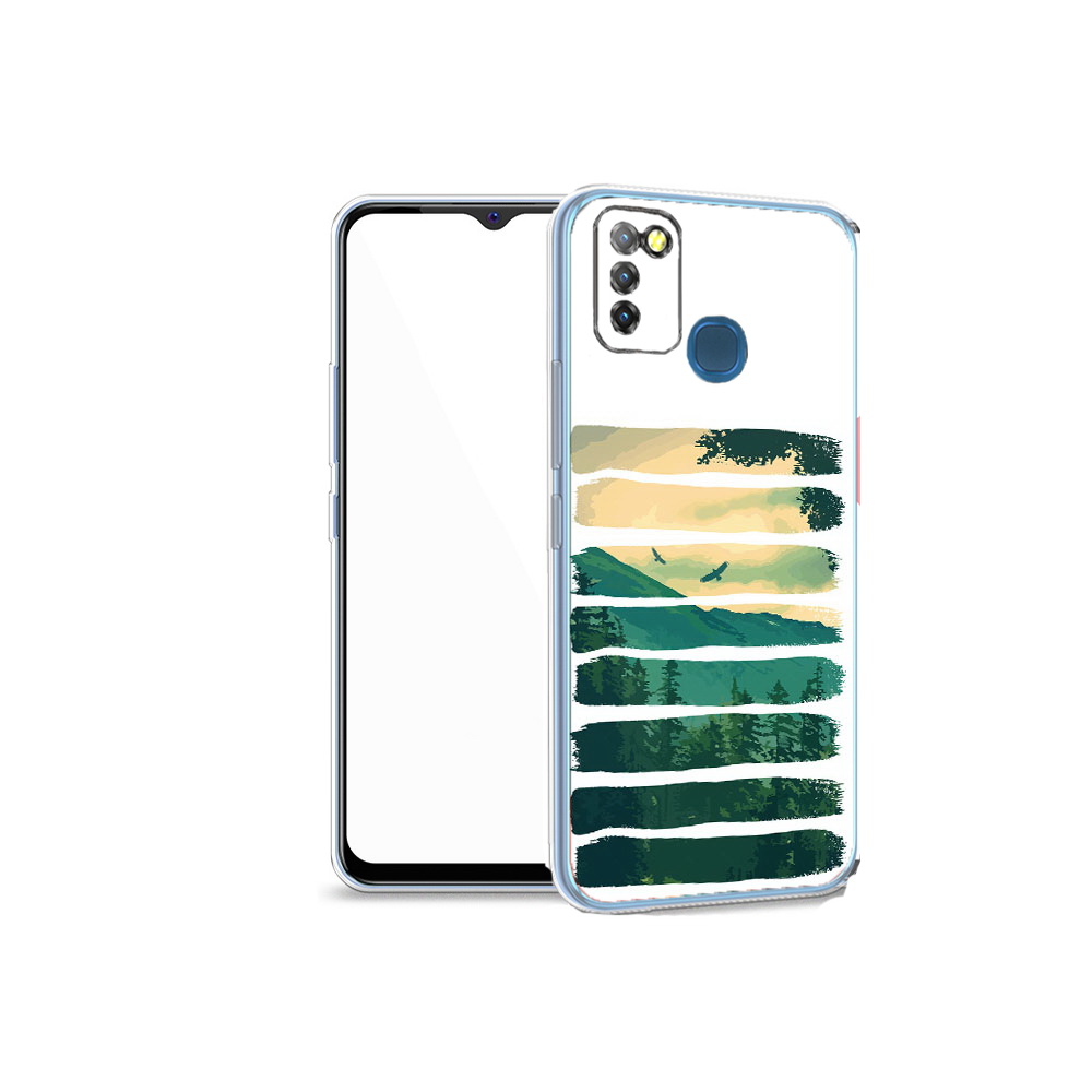 

Чехол MyPads Tocco для Infinix Hot 10 Lite Лесная чаща, Прозрачный, Tocco