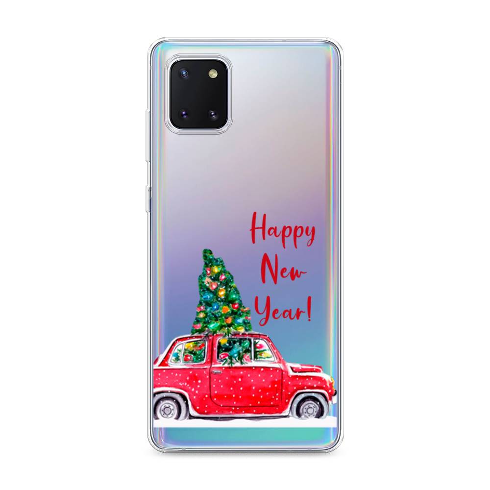 

Чехол для Samsung Galaxy Note 10 Lite "Happy New Year", Красный;зеленый, 29150-5