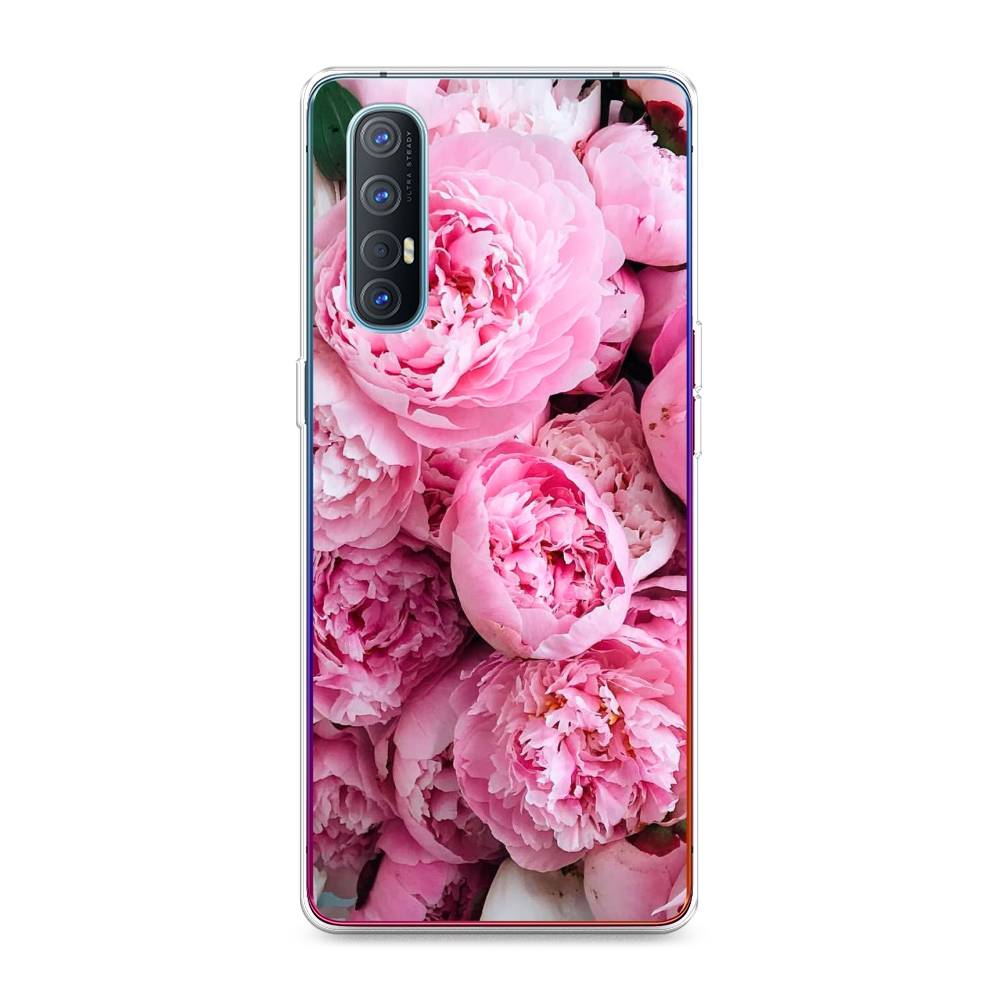 

Чехол для Oppo Reno 3 Pro "Розовые пионы", Бежевый;розовый, 252550-2