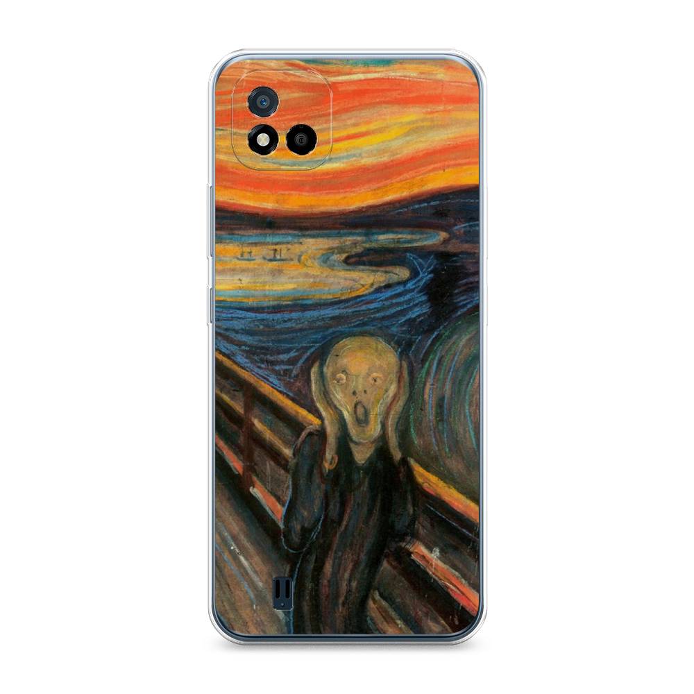 фото Силиконовый чехол "крик" на realme c11 (2021) awog