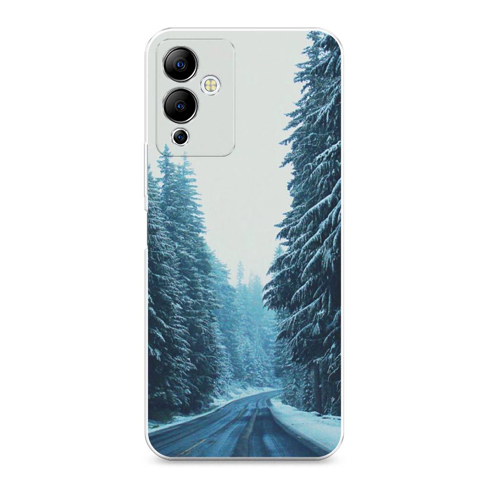 

Чехол на Infinix Note 12i "Зима 9", Бежевый;голубой;черный, 3102050-2