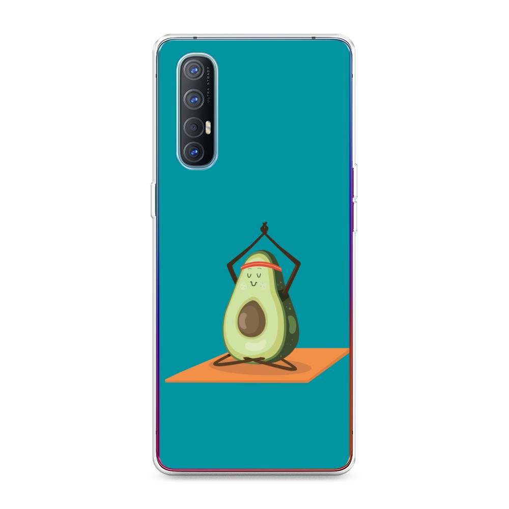 

Чехол для Oppo Reno 3 Pro "Расслабься с авокадо", Голубой, 252550-6
