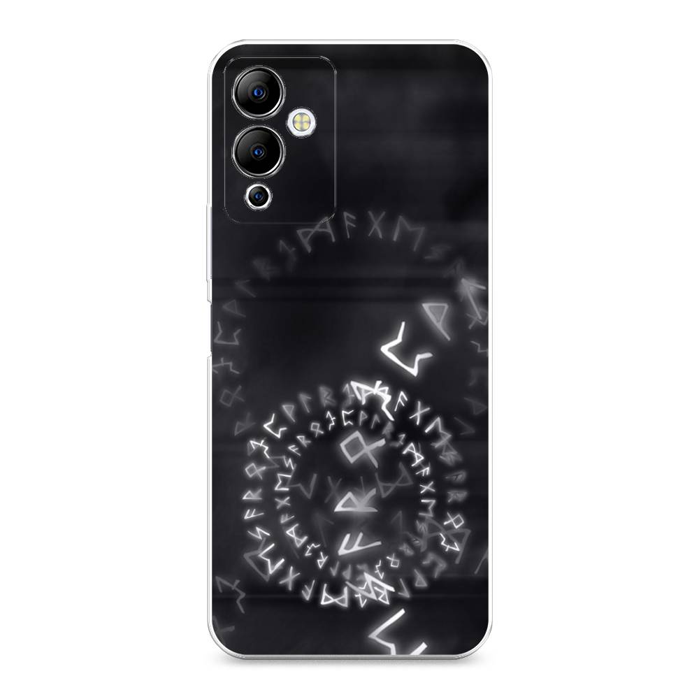 

Чехол на Infinix Note 12i "Руны", Серый;черный, 3102050-3