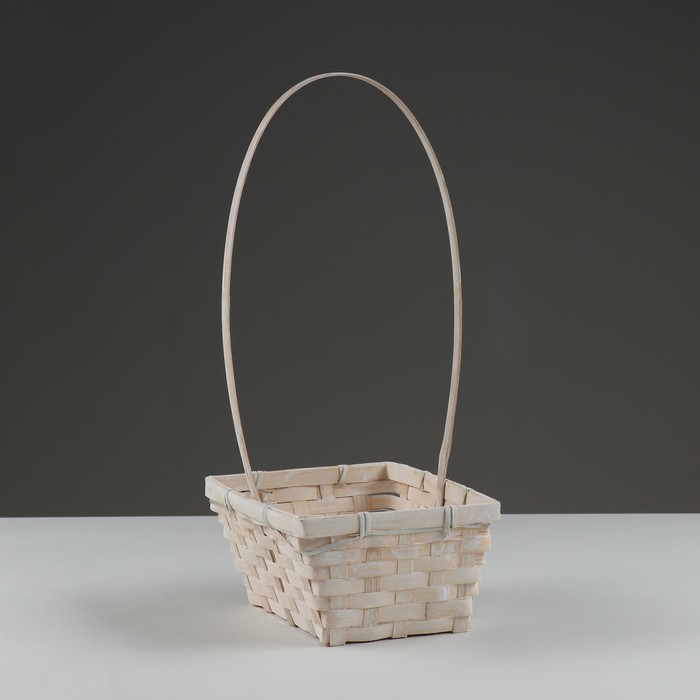 

Корзина плетеная, D19 X 14,5 х 937 см, белая, бамбук, Белый