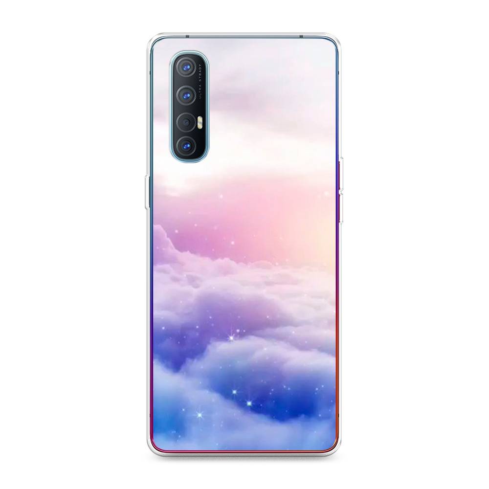 

Чехол для Oppo Reno 3 Pro "Небеса", Голубой;белый;розовый, 252550-2
