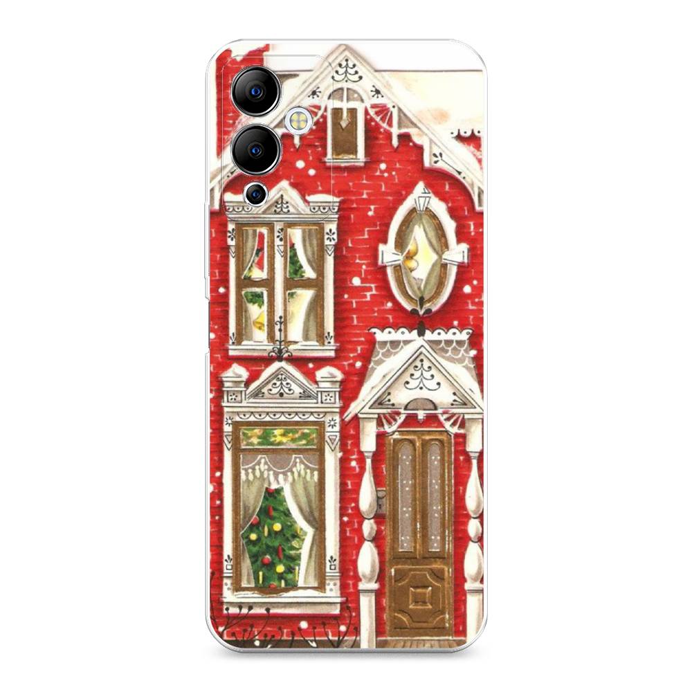

Чехол на Infinix Note 12i "Пряничный домик", Белый;красный;зеленый, 3102050-5