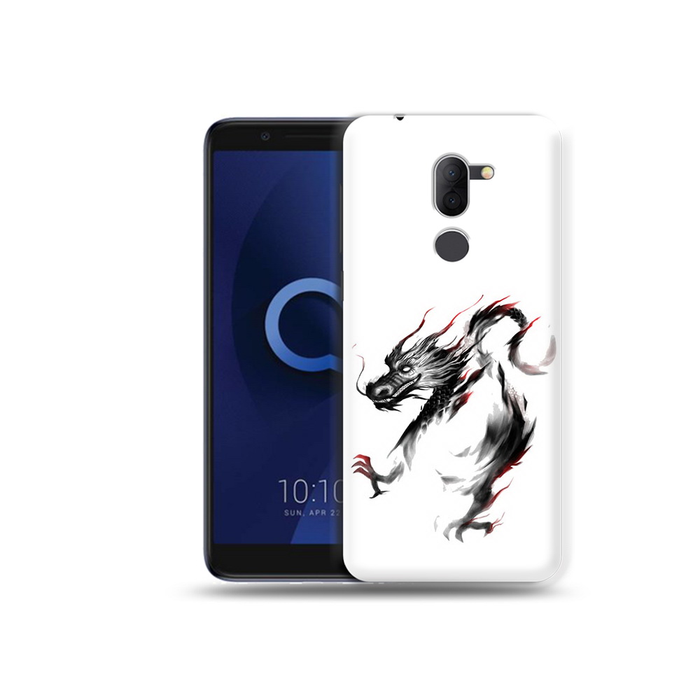 

Чехол MyPads Tocco для Alcatel 3X черный дракон (PT112114.674.690), Прозрачный, Tocco
