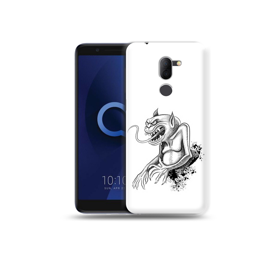 

Чехол MyPads Tocco для Alcatel 3X чорт (PT112114.674.692), Прозрачный, Tocco