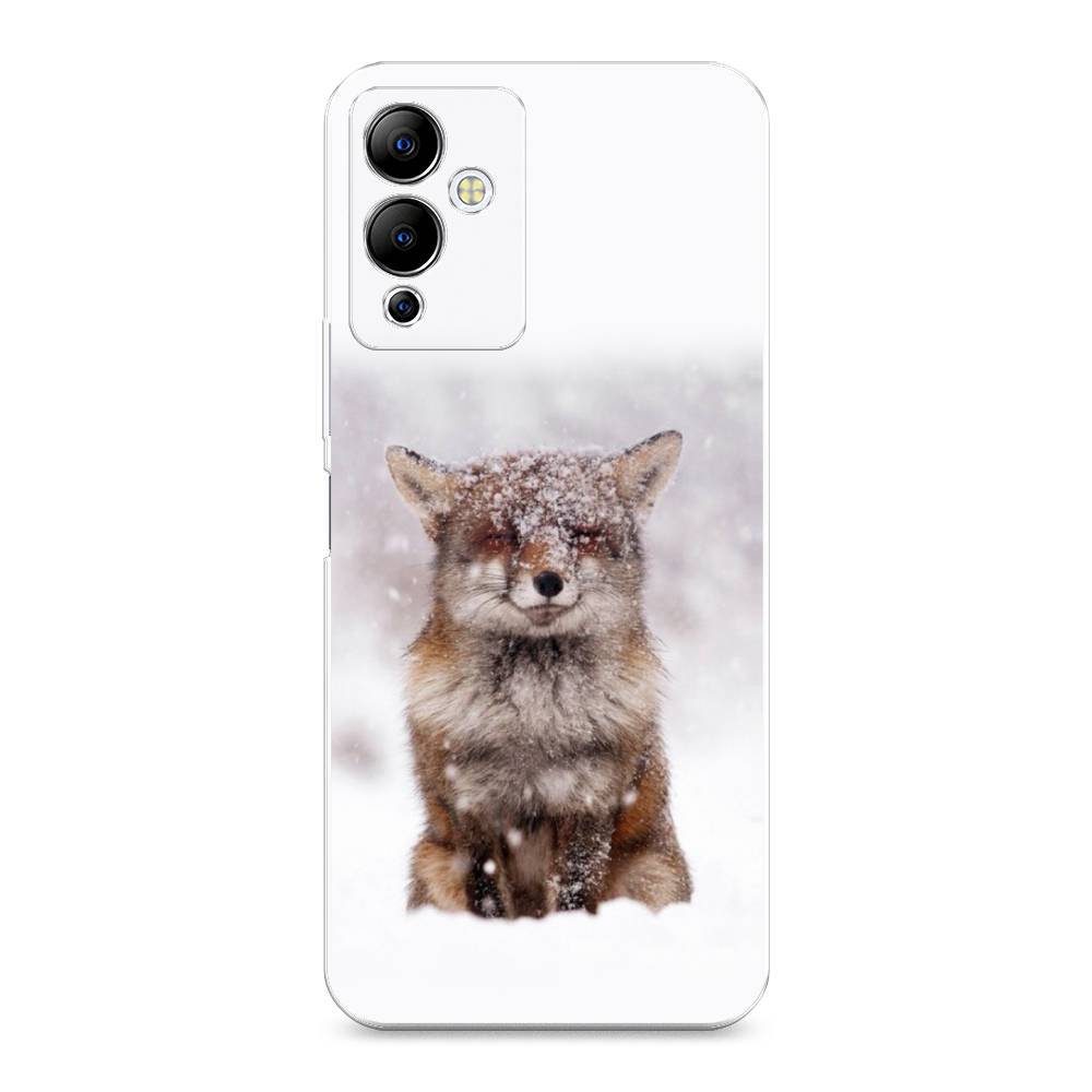 

Чехол на Infinix Note 12i "Зимняя лиса", Белый;серый;коричневый, 3102050-1
