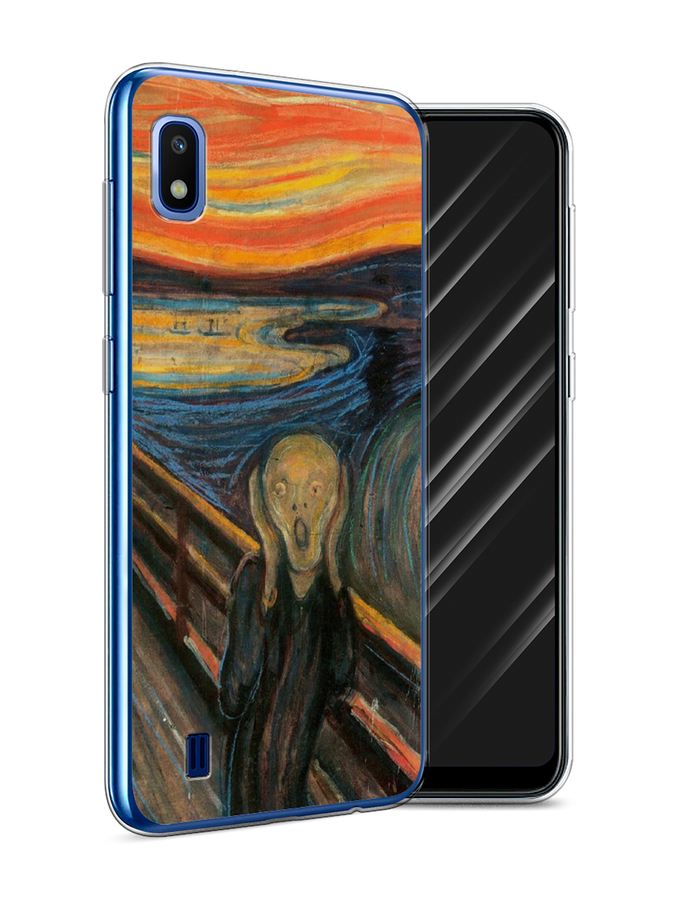 

Чехол Awog на Samsung Galaxy A10 "Крик", Разноцветный, 27950-9