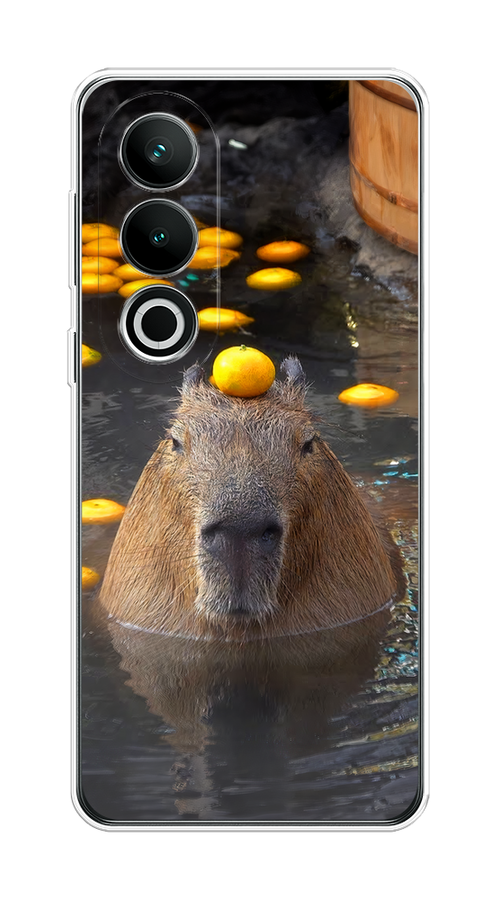 

Чехол на OnePlus Nord CE4 "Капибара отдыхает", Коричневый;оранжевый;серый, 154750-1