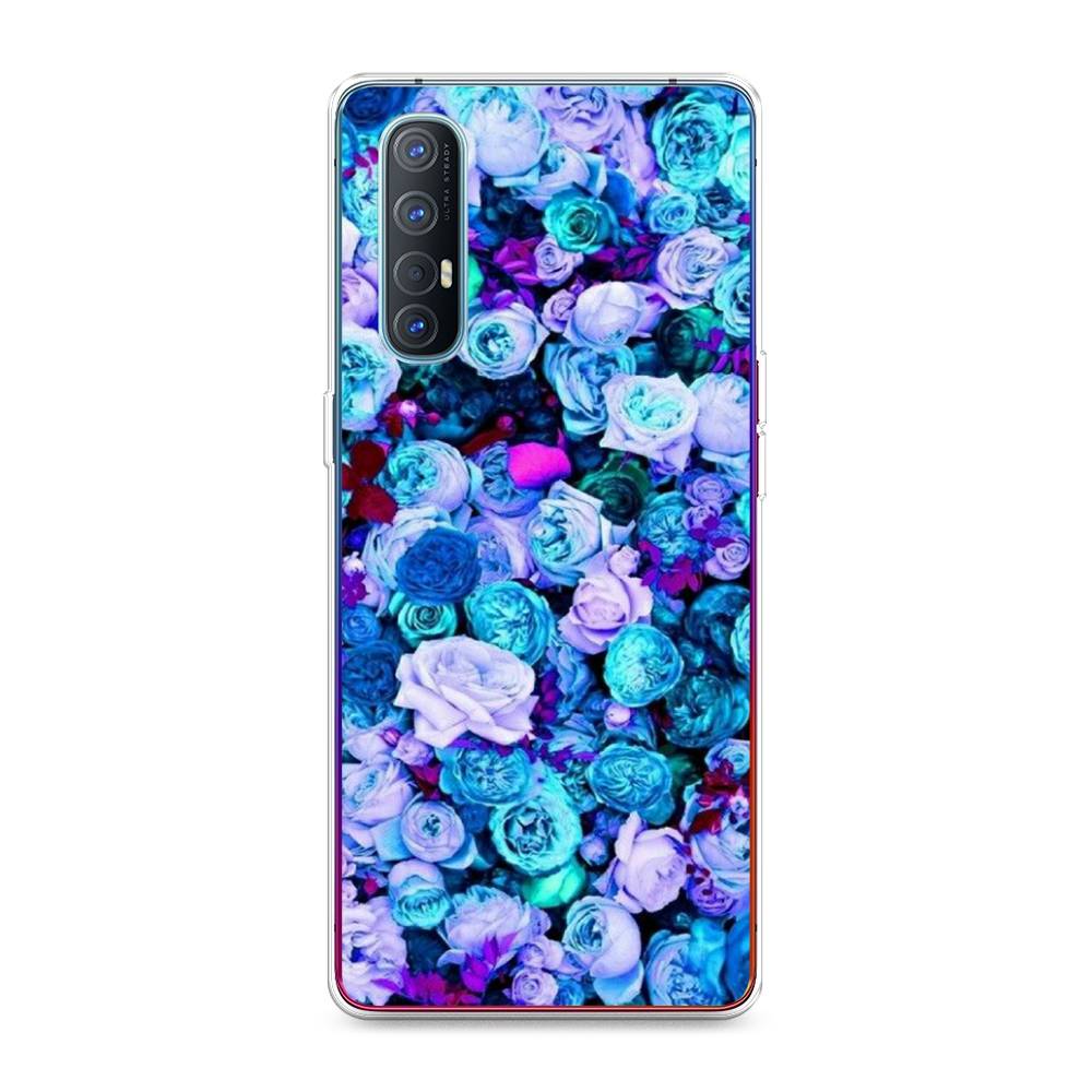 

Чехол для Oppo Reno 3 Pro "Цветочный ковер", Фиолетовый, 252550-2