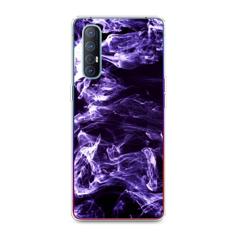 

Чехол для Oppo Reno 3 Pro "Фиолетовый дым", Фиолетовый;белый;черный, 252550-3