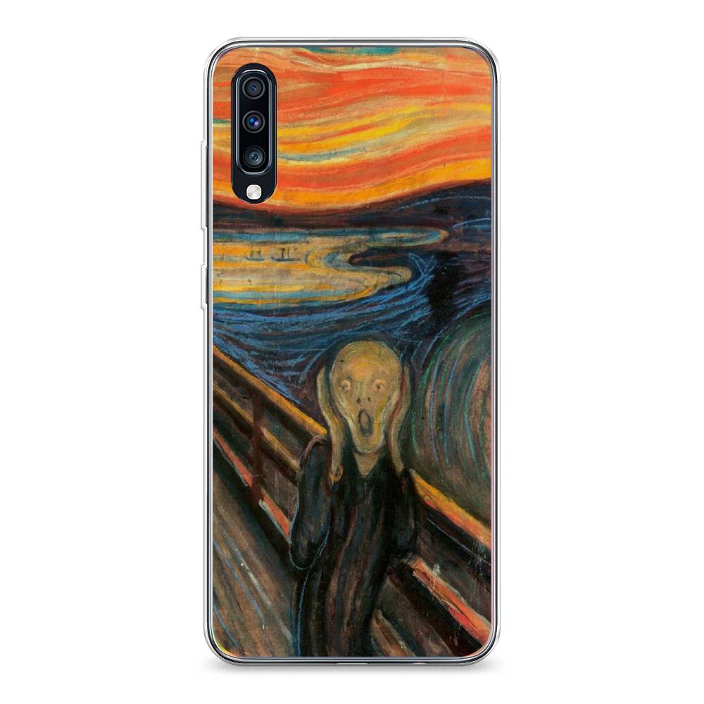 

Чехол Awog на Samsung Galaxy A70 "Крик", Разноцветный, 28150-9