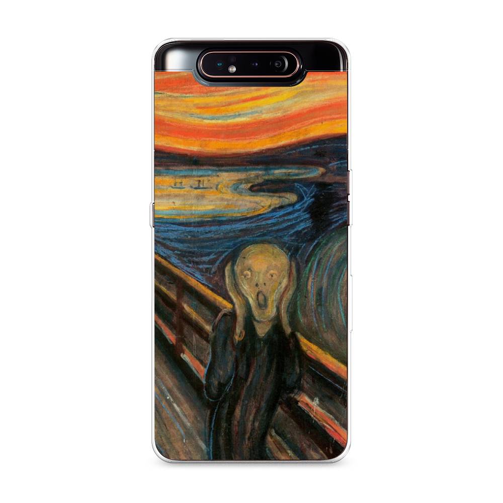 

Чехол Awog на Samsung Galaxy A80 "Крик", Разноцветный, 28350-9