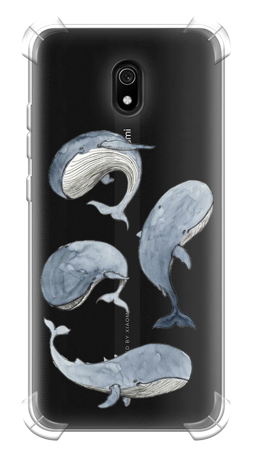 

Чехол Awog на Xiaomi Redmi 8A "Киты", Разноцветный, 37251-1