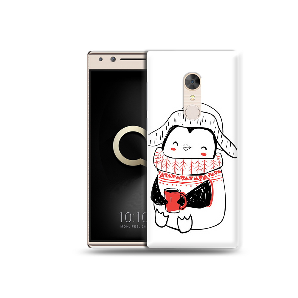 

Чехол MyPads Tocco для Alcatel 5 Милый пингвин (PT110913.675.115), Прозрачный, Tocco