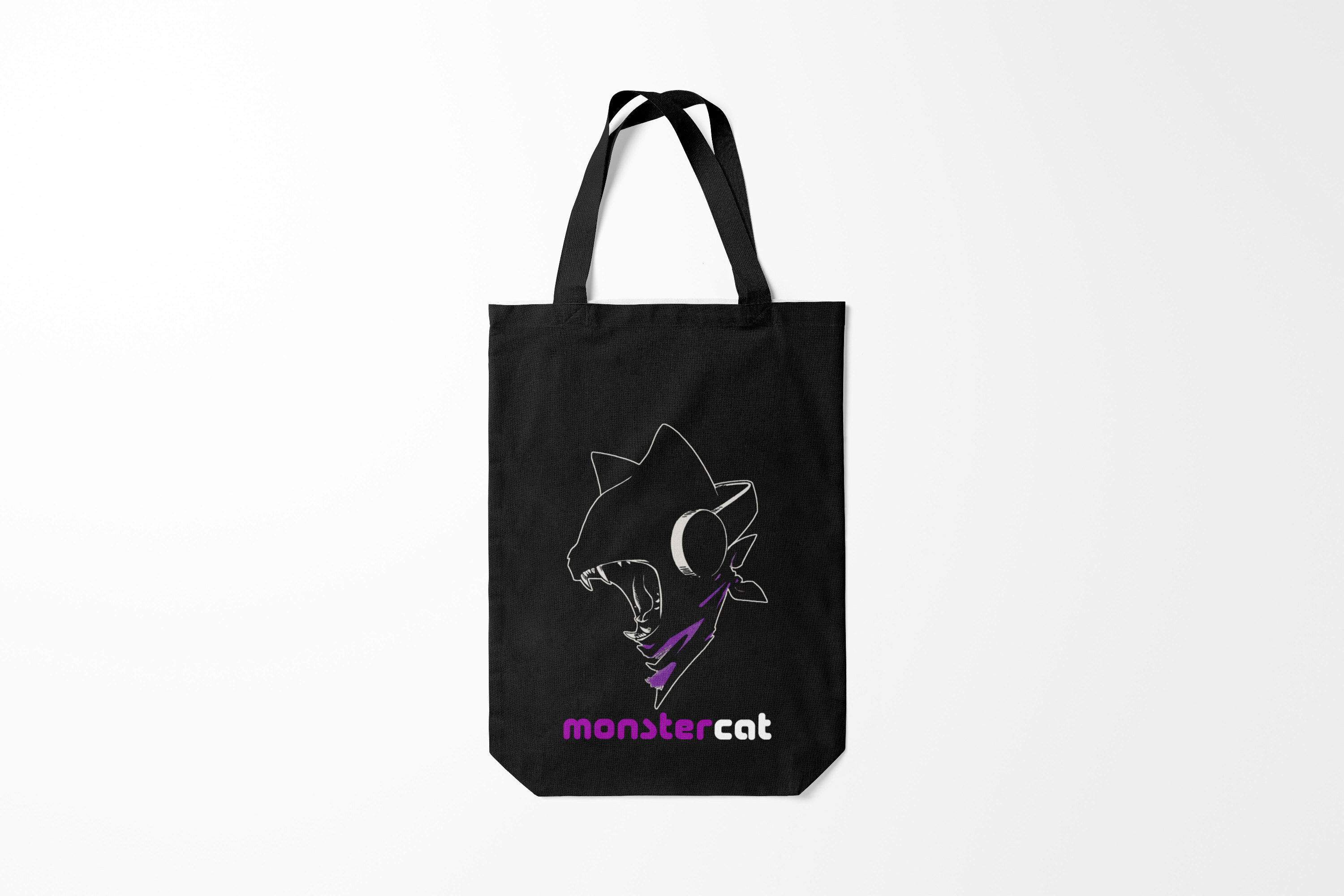

Сумка шoппер унисекс Burnettie Электронная Monstercat, черный, Электронная Monstercat