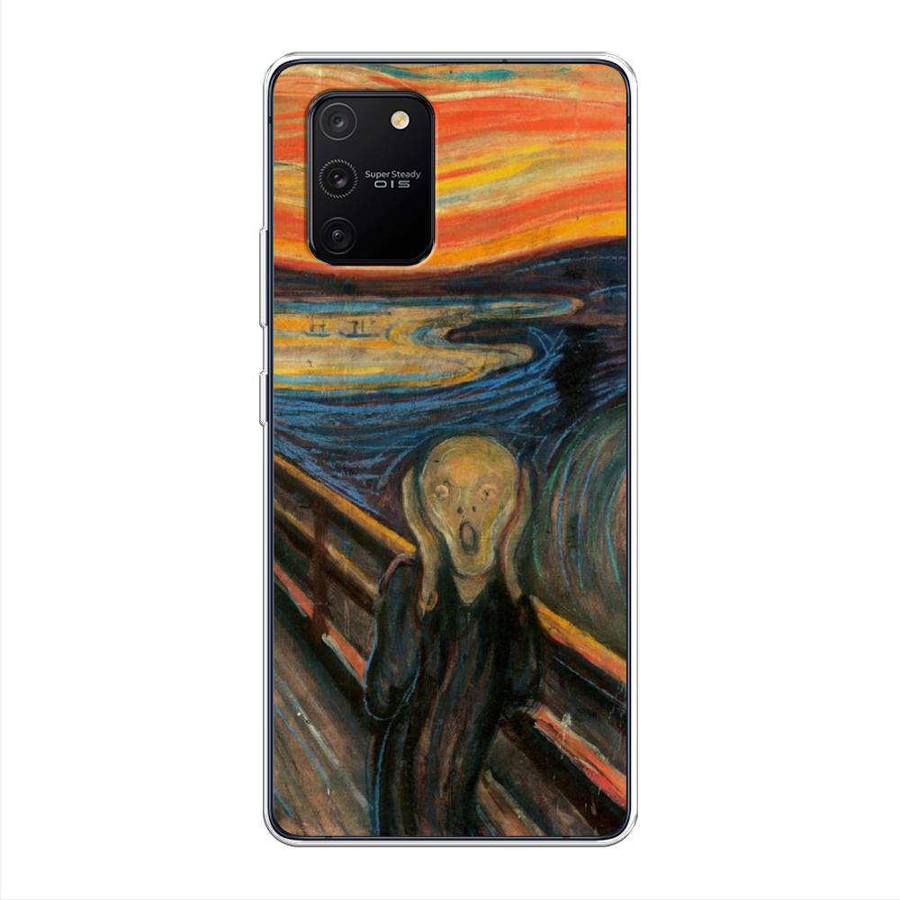 

Чехол Awog на Samsung Galaxy A91/S10 Lite "Крик", Разноцветный, 29950-9