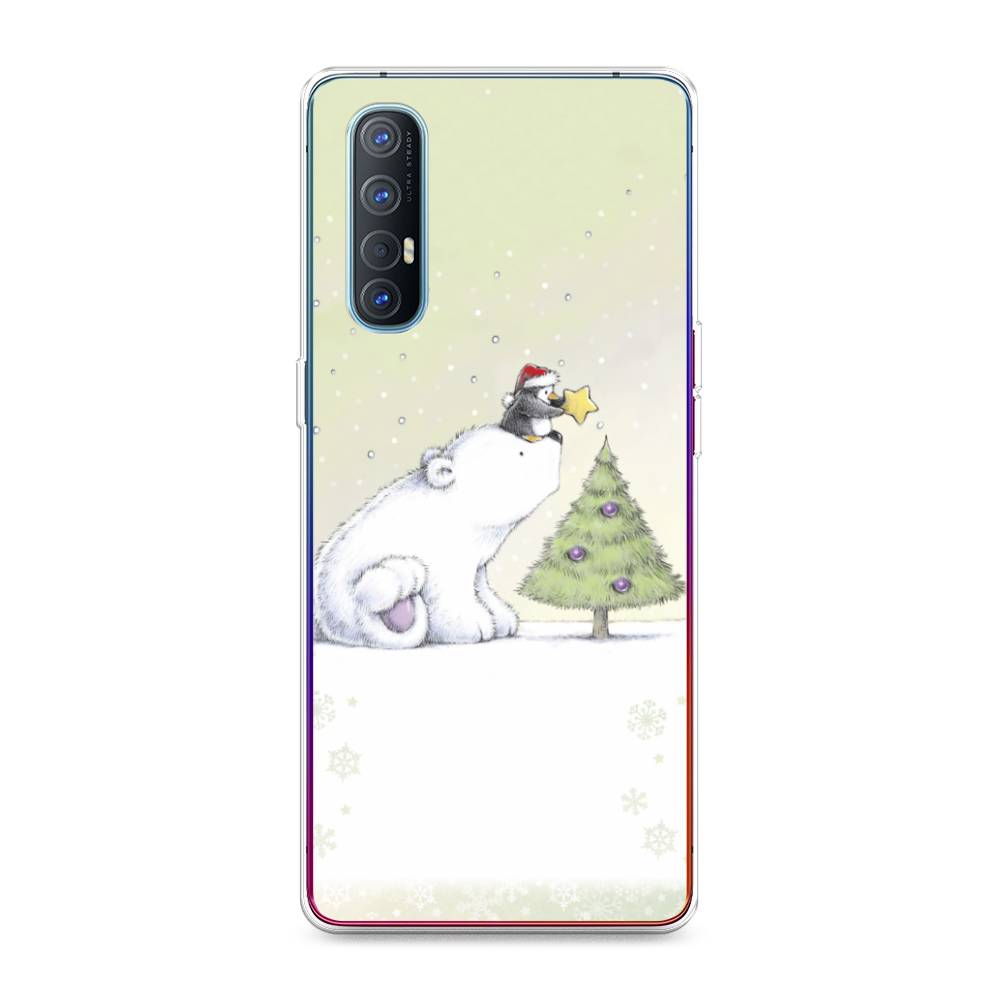 

Чехол для Oppo Reno 3 Pro "Украшение елки", Белый;бежевый, 252550-5