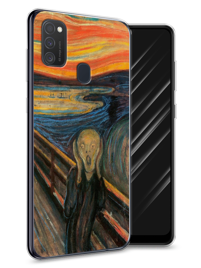 

Чехол Awog на Samsung Galaxy M21/M30s "Крик", Разноцветный, 29750-9