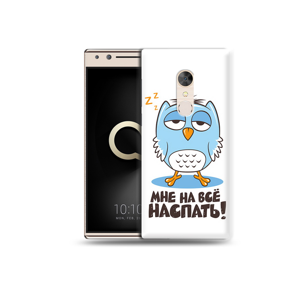 

Чехол MyPads Tocco для Alcatel 5 Мне на все наспать (PT110913.675.120), Прозрачный, Tocco