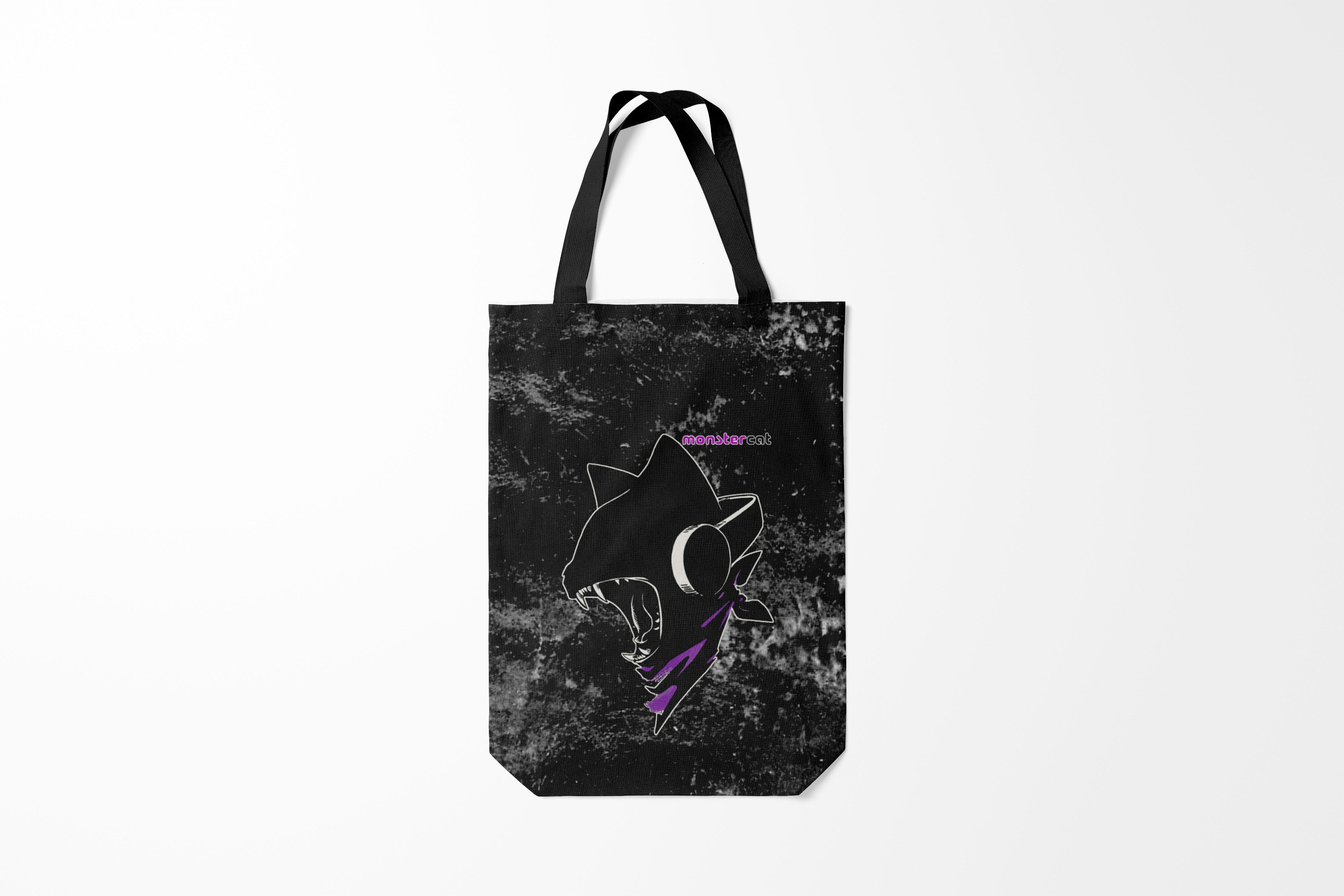 

Сумка шoппер унисекс Burnettie Электронная Monstercat, черный, Электронная Monstercat